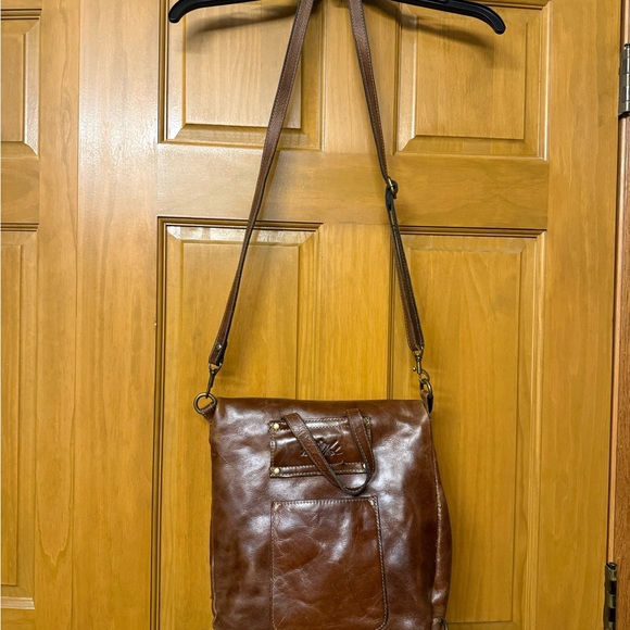 Patricia Nash Leather Luzille Convertible Backpack/ Crossbody. - Picture 2 of 11